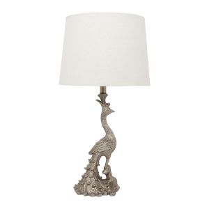 CAFE LIGHTING Peacock Table Lamp - Champagne Gold