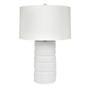 CAFE LIGHTING Matisse Table Lamp - White with White Shade