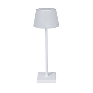CAFE LIGHTING Tate Rechargeable LED Touch Lamp - White