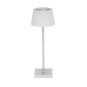 CAFE LIGHTING Tate Rechargeable LED Touch Lamp - Silver