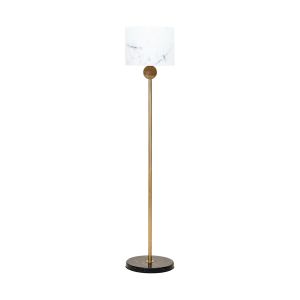 CAFE LIGHTING Saratoga Floor Lamp - Brass