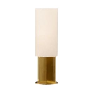 CAFE LIGHTING Samara Alabaster Table Lamp - Brass