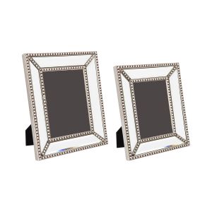 CAFE LIGHTING Zeta Mirror Photo Frame Set