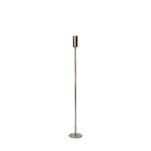 SSH COLLECTION Ava 90cm Tall Single Candle Stand - Nickel