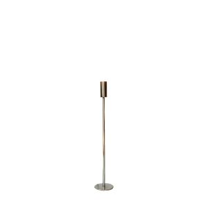 SSH COLLECTION Ava 70cm Tall Single Candle Stand - Nickel