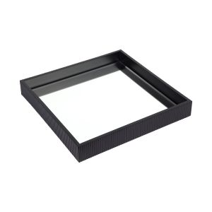 CAFE LIGHTING Miles Small Mirrored Tray - Black