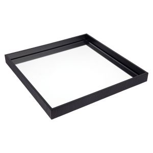CAFE LIGHTING Miles Large Mirrored Tray - Black