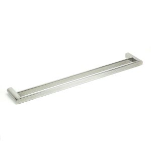 VALE Fluid 750mm Double Towel Rail - Polished Stainless Steel