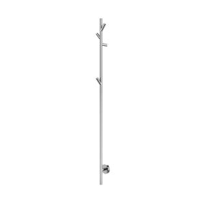 AGUZZO Ezy Fit 150cm Vertical Round Tube Heated Towel Rail Tree Style - Polished SS