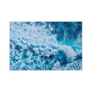 SSH COLLECTION 'Ocean Turbulence' Framed Canvas Artwork