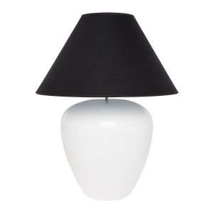 CAFE LIGHTING Picasso Table Lamp - White with Black Shade