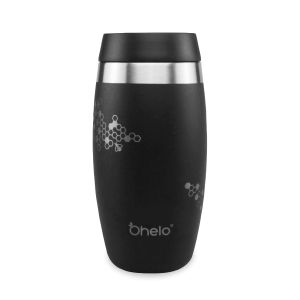 OHELO 400ml Tumbler with Etched Bees - Black