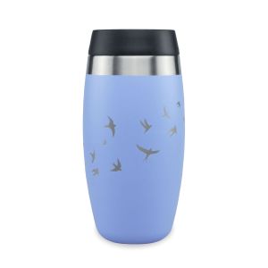 OHELO 400ml Tumbler with Etched Swallows - Blue