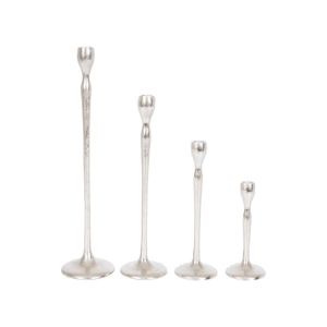 Set of 4 SSH COLLECTION Elise 20 30 40 and 50cm Candle Stands - Antique Nickel
