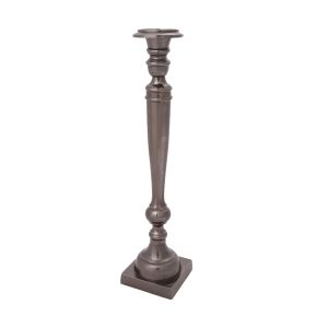SSH COLLECTION Athena 58cm Single Candle Stand - Black Nickel Finish
