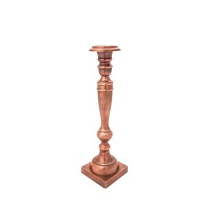 SSH COLLECTION Athena 48cm Single Candle Stand - Antique Copper Finish