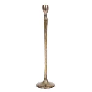 SSH COLLECTION Elise 50cm Single Candle Stand - Antique Brass Finish