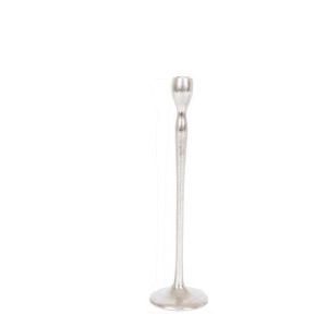SSH COLLECTION Elise 40cm Single Candle Stand - Antique Nickel Finish
