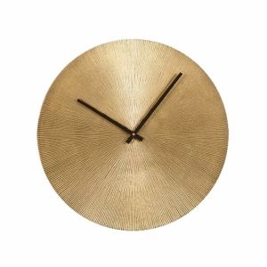 SSH COLLECTION Verona 40cm Round Wall Clock - Antique Brass