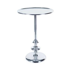 SSH COLLECTION Katherine 39cm Round Side/Occasional Table - Antique Silver