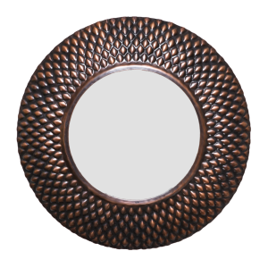 SSH COLLECTION Pangolin Large 66cm Round Wall Mirror - Copper