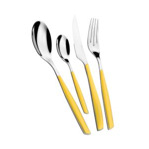 BUGATTI Glamour 24 Piece Cutlery Set - Yellow