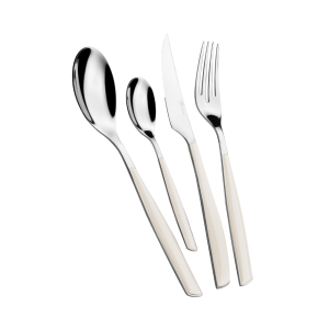 BUGATTI Glamour 24 Piece Cutlery Set - Ivory