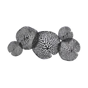 SSH COLLECTION Mesh Leaf Metal Wall Art