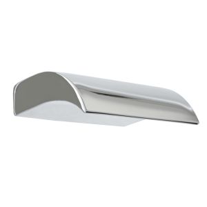 VALE Symphony Wall Mounted Bath Waterfall Spout - Polished Stainless Steel
