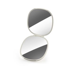 JOSEPH JOSEPH Viva 2-in-1 Compact Magnifying Mirror - Shell