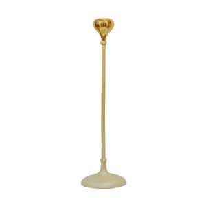 SSH COLLECTION Tear Drop 32cm Tall Single Candle Holder - 2 Tone Gold