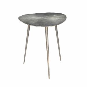 SSH COLLECTION Revival 46cm Wide Side Table - Nickel