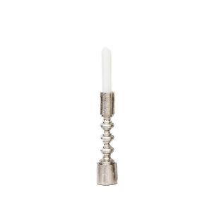 SSH COLLECTION Ripple 22cm Single Candle Stand - Nickel