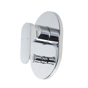 VALE Symphony Wall Mounted Bath and Shower Mixer with Diverter - Chrome