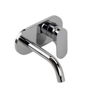 VALE Symphony Wall Mounted Bath and Basin Mixer and Spout - Chrome