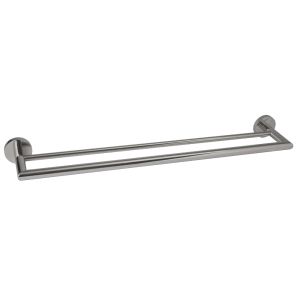 VALE Symphony 600mm Double Towel Rail - Polished Stainless Steel