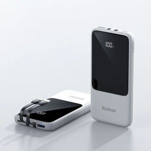 YOOBAO Multi-functional Portable 10000mAh Powerbank - White